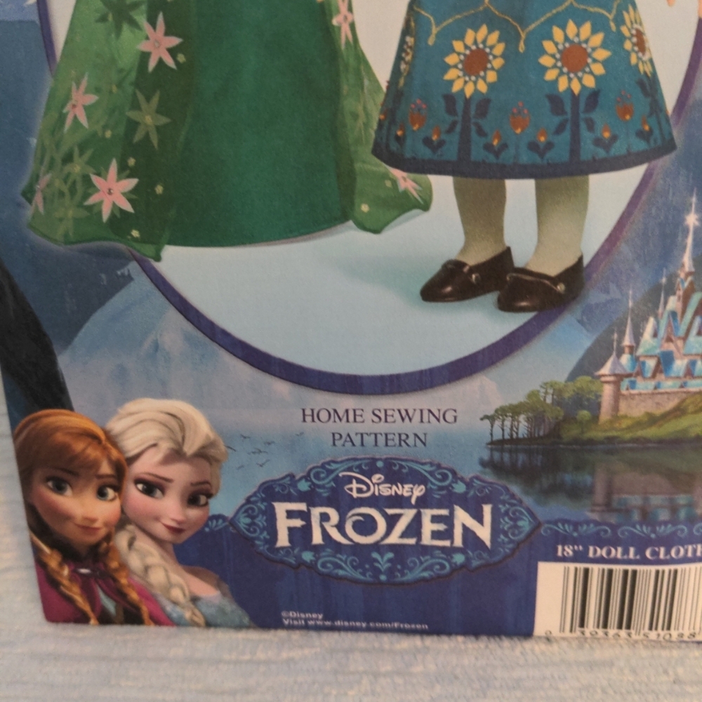 Simplicity 18" Doll Disney Frozen Clothes Sewing Pattern 1088 - Picture 10 of 10